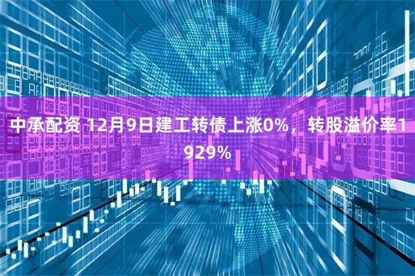 中承配资 12月9日建工转债上涨0%，转股溢价率1929%