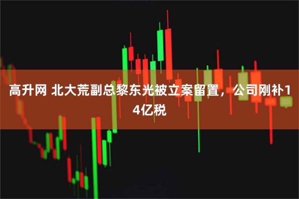 高升网 北大荒副总黎东光被立案留置，公司刚补14亿税